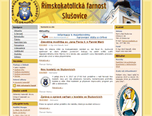Tablet Screenshot of farnostslusovice.cz